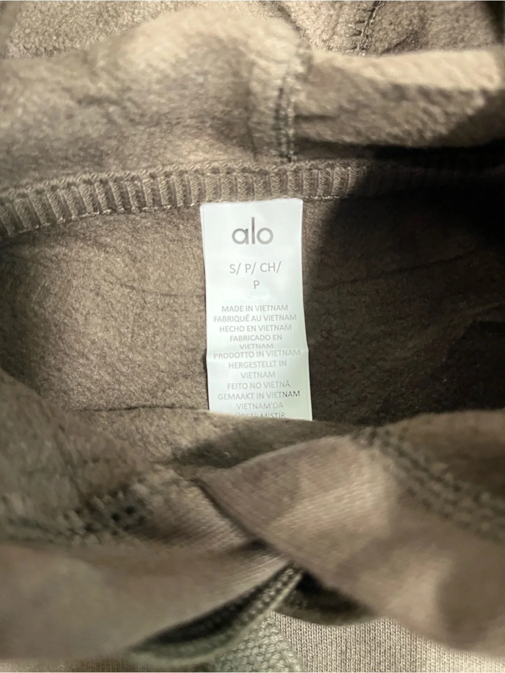 ALO Yoga Accolade Espresso Pullover Hoodie - Picture 3 of 4